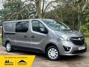 Vauxhall Vivaro 1.6 CDTi 2900 Sportive Crew Van L2 H1 Euro 6 5dr (6 Seat)
