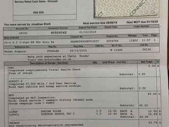 Honda CR-V 2.0 i-VTEC EX Auto 4WD Euro 6 5dr
