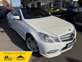 Mercedes E Class 1.8 E200 BlueEfficiency Sport Cabriolet Euro 5 (s/s) 2dr