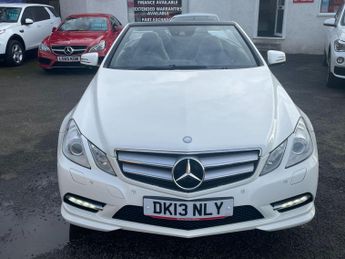 Mercedes-Benz E Class 1.8 E250 BlueEfficiency Sport Cabriolet G-Tronic+ Euro 5 (s/s) 2