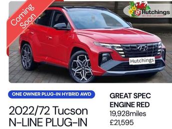 Hyundai Tucson 1.6 T-GDi 13.8kWh N Line SUV 5dr Petrol Plug-in Hybrid Auto 4WD 