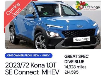 Hyundai KONA 1.0 T-GDi MHEV SE Connect SUV 5dr Petrol Hybrid Manual Euro 6 (s