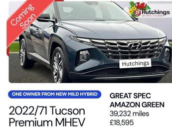 Hyundai Tucson 1.6 T-GDi MHEV Premium SUV 5dr Petrol Hybrid DCT Euro 6 (s/s) (1