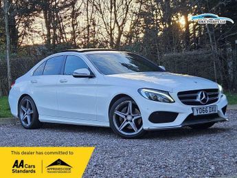 Mercedes C Class 1.6 C200d AMG Line (Premium) G-Tronic+ Euro 6 (s/s) 4dr