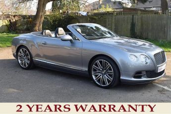 Bentley Continental 6.0 W12 GTC Speed Auto 4WD Euro 5 2dr