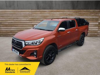 Toyota Hi Lux 2.4 D-4D Invincible X Blue Auto 4WD Euro 6 (s/s) 4dr (TSS)