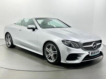 Mercedes E Class 2.0 E220d AMG Line (Premium) Cabriolet G-Tronic+ Euro 6 (s/s) 2d