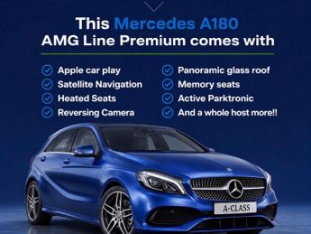 Mercedes-Benz A-CLASS 1.5 A 180 D AMG Line Premium+ Auto 5dr