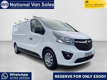 Vauxhall Vivaro 1.6 CDTi 2900 Sportive Panel Van 5dr Diesel Manual L2 H1 Euro 6 