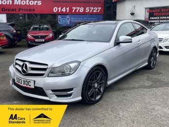 Mercedes C Class 1.6 C180 BlueEfficiency AMG Sport Plus G-Tronic+ Euro 5 (s/s) 2d