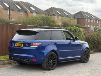 Land Rover Range Rover Sport 5.0 V8 SVR SUV 5dr Petrol Auto 4WD Euro 6 (s/s) (550 ps)