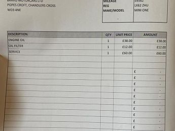 MINI Hatch 1.6 One Euro 5 3dr