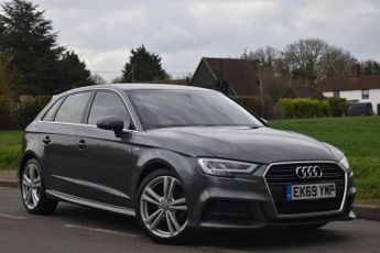 Audi A3 1.6 TDI 30 S line Sportback S Tronic Euro 6 (s/s) 5dr