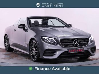 Mercedes E Class 2.0 E350 GPF AMG Line (Premium Plus) Cabriolet 2dr Petrol G-Tron