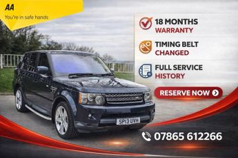 Land Rover Range Rover Sport 3.0 SD V6 HSE Black Auto 4WD Euro 5 5dr