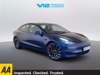 Tesla Model 3 (Dual Motor) Performance Saloon 4dr Electric Auto 4WDE (Performa