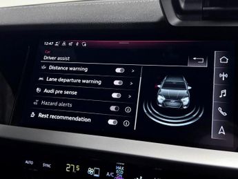 Audi A3 1.5 TFSI 35 S line Sportback 5dr Petrol S Tronic Euro 6 (s/s) (1