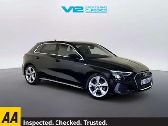 Audi A3 1.0 TFSI 30 S line Sportback 5dr Petrol S Tronic Euro 6 (s/s) (1