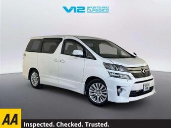 Toyota Vellfire 2.4L Petrol MPV 8 Seats Automatic White