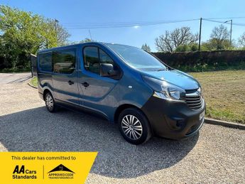 Vauxhall Vivaro 1.6 CDTi 2900 BiTurbo ecoTEC Crew Van L1 H1 Euro 6 (s/s) 5dr (6 