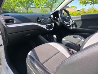 Kia Picanto 1.25 White Auto Euro 5 3dr