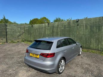Audi A3 1.6 TDI S line Sportback S Tronic Euro 6 (s/s) 5dr (Nav)