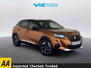Peugeot 2008 50kWh GT SUV 5dr Electric Auto (7kW Charger) (136 ps)