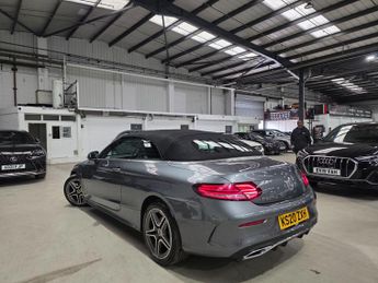 Mercedes-Benz C Class 2.0 C220d AMG Line (Premium) Cabriolet G-Tronic+ Euro 6 (s/s) 2d
