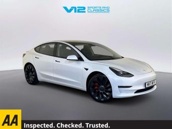 Tesla Model 3 (Dual Motor) Performance Saloon 4dr Electric Auto 4WDE (Performa
