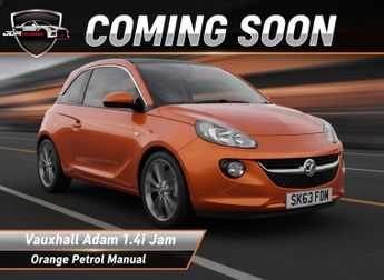 Vauxhall ADAM 1.4 16v JAM Euro 5 3dr