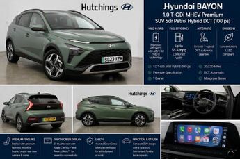 Hyundai BAYON 1.0 T-GDi MHEV Premium SUV 5dr Petrol Hybrid DCT Euro 6 (s/s) (1