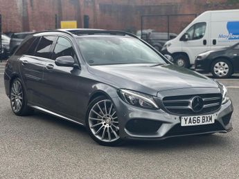 Mercedes-Benz C Class 2.1 C220d AMG Line (Premium) G-Tronic+ Euro 6 (s/s) 5dr