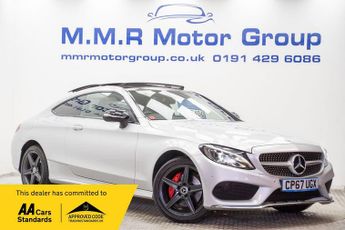 Mercedes C Class 2.0 C200 AMG Line (Premium Plus) Coupe 2dr Petrol G-Tronic+ 4MAT