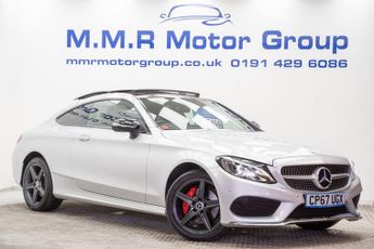 Mercedes-Benz C Class 2.0 C200 AMG Line (Premium Plus) Coupe 2dr Petrol G-Tronic+ 4MAT