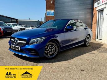 Mercedes C Class 1.6 C200d AMG Line (Premium) G-Tronic+ Euro 6 (s/s) 4dr