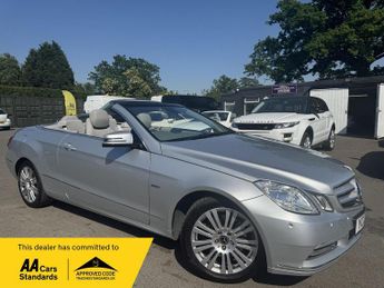 Mercedes E Class 3.0 E350 CDI V6 BlueEfficiency SE Cabriolet G-Tronic Euro 5 2dr