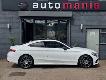 MERCEDES-BENZ C-CLASS 2.0 C200 AMG Line (Premium Plus) Coupe 2dr Petrol G-Tronic+ Euro