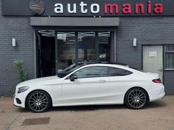 MERCEDES-BENZ C-CLASS 2.0 C200 AMG Line (Premium Plus) Coupe 2dr Petrol G-Tronic+ Euro