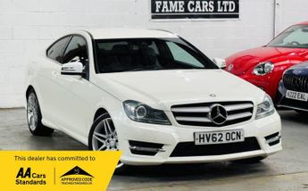 Mercedes C Class 1.6 C180 BlueEfficiency AMG Sport Plus G-Tronic+ Euro 5 (s/s) 2d