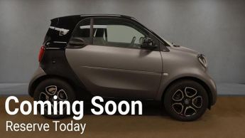 Smart fortwo 17.6kWh Prime (Premium Plus) Coupe 2dr Electric Auto (82 ps)