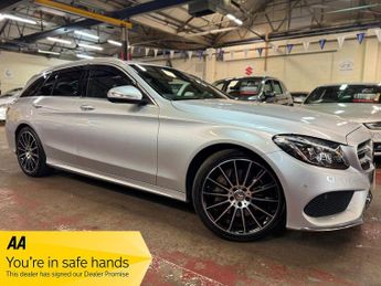 Mercedes C Class 2.0 C200 AMG Line (Premium) Estate 5dr Petrol G-Tronic+ 4MATIC E