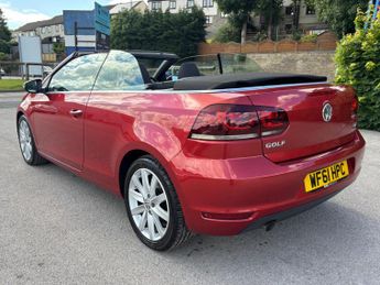 Volkswagen Golf 1.6 TDI BlueMotion Tech S Cabriolet Euro 5 (s/s) 2dr