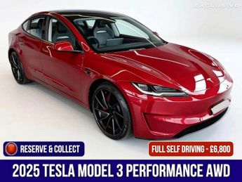 Tesla Model 3 (Dual Motor) Performance Auto 4WDE 4dr