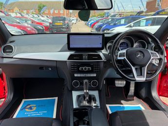 Mercedes-Benz C Class 1.6 C180 BlueEfficiency AMG Sport Plus Coupe 2dr Petrol G-Tronic
