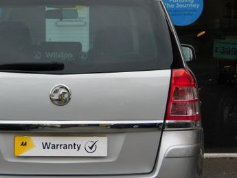 Vauxhall Zafira 1.8 16V Exclusiv Euro 5 5dr