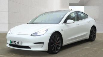 Tesla Model 3 (Dual Motor) Performance Auto 4WDE 4dr (Performance Upgrade)