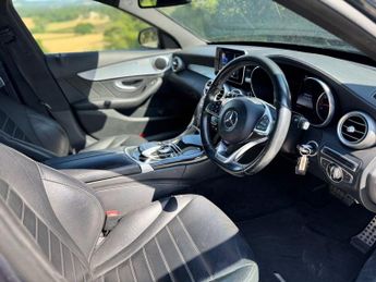 MERCEDES-BENZ C CLASS 2.0 C200 AMG Line Saloon 4dr Petrol 7G-Tronic+ Euro 6 (s/s) (184