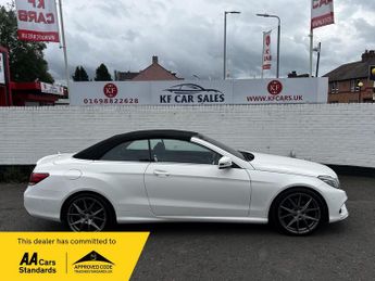Mercedes E Class 2.1 E220d AMG Line Edition Cabriolet G-Tronic+ Euro 6 (s/s) 2dr