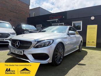 Mercedes C Class 2.1 C220d AMG Line (Premium) G-Tronic+ Euro 6 (s/s) 4dr