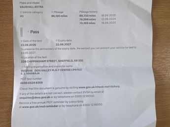 Vauxhall Astra 1.6 16v SRi Auto Euro 5 5dr